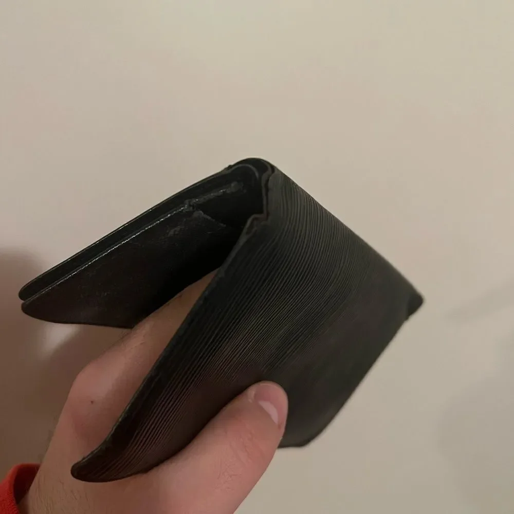 Louis Vuitton Epi Leather Black Long Wallet